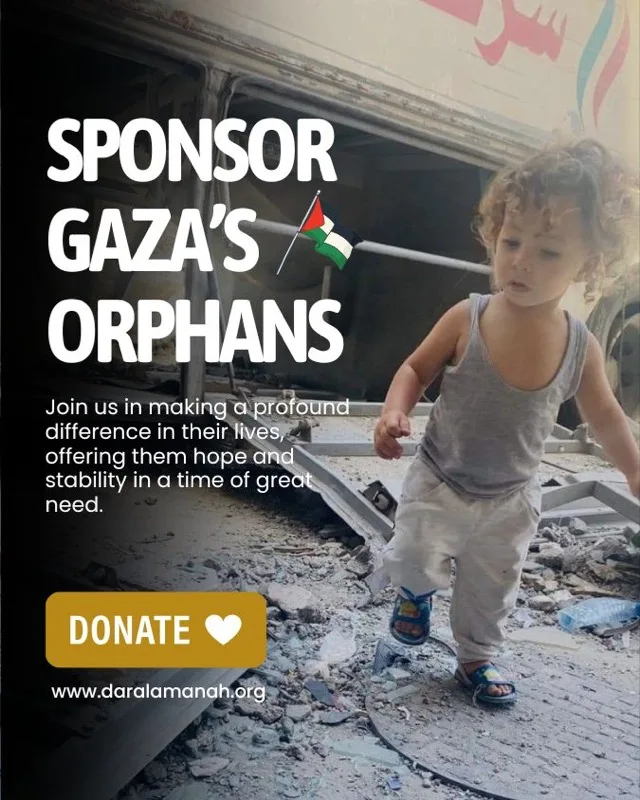 Sponsor Gaza's orphans — make a profound difference in their lives