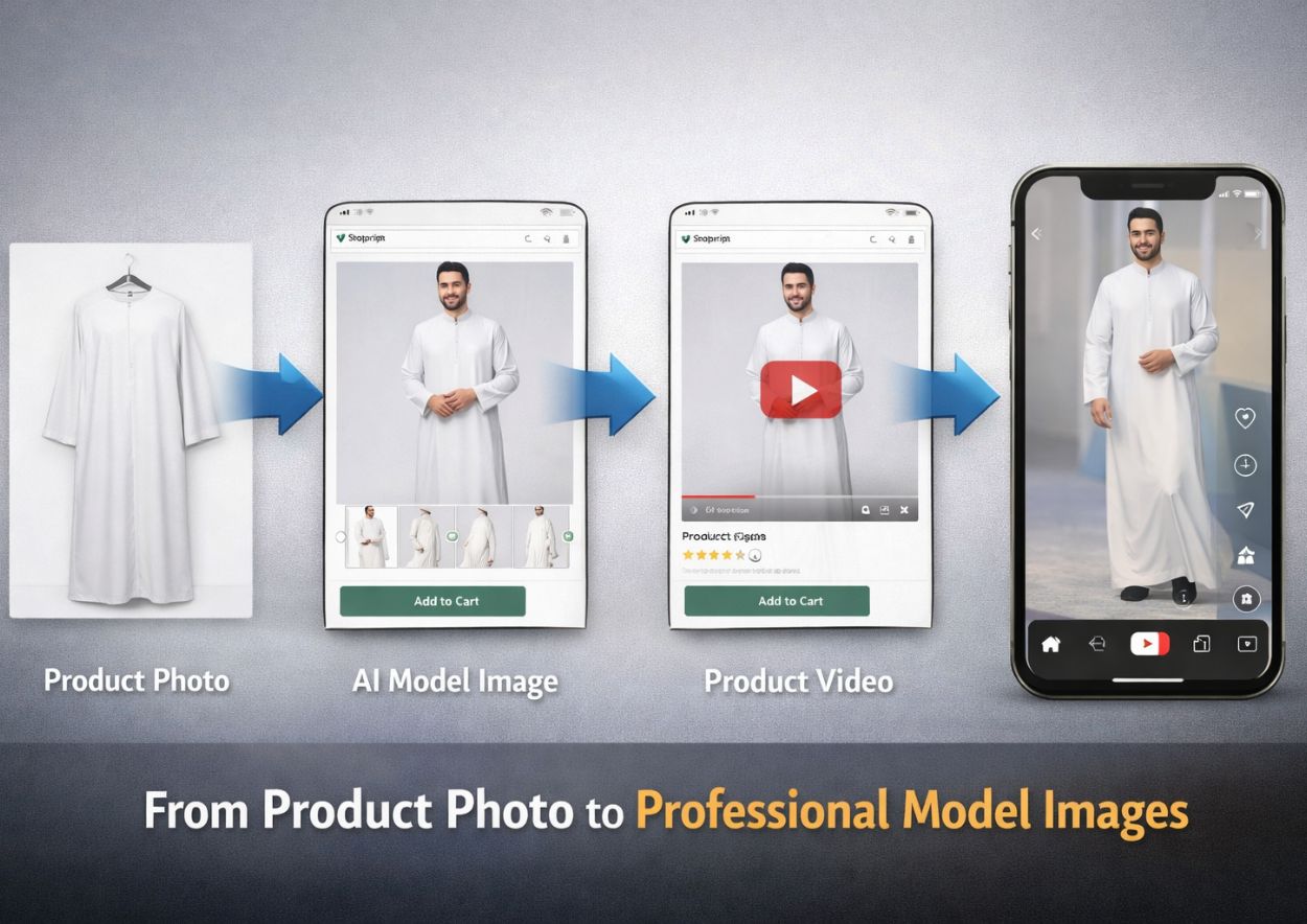 AI Clothing Product Photography & Videos for E-commerce
